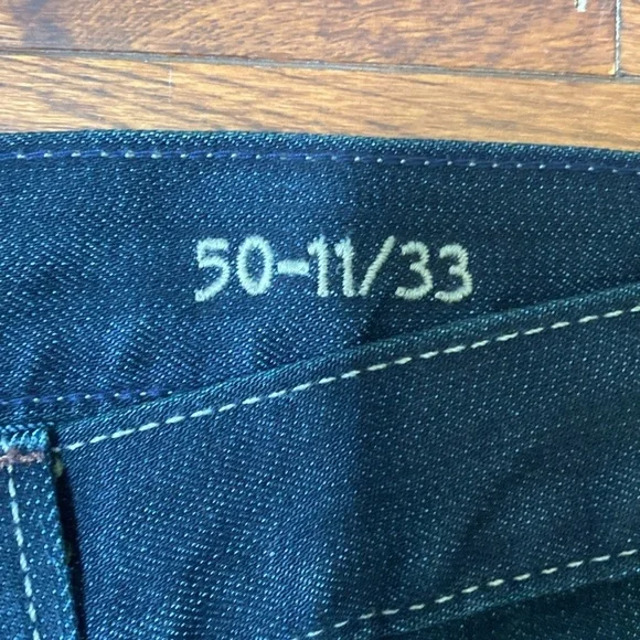 Fidelity M3010 Sabbath Rinse Men’s Jeans Size 33 Made in USA Dark Wash Straight - Picture 3 of 15